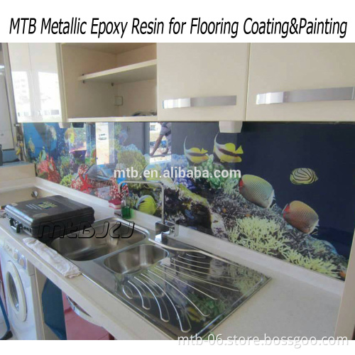 Hard Clear Epoxy Resin for 3D Floor Coating